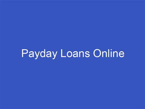 Elastic Com Payday Loan Review
